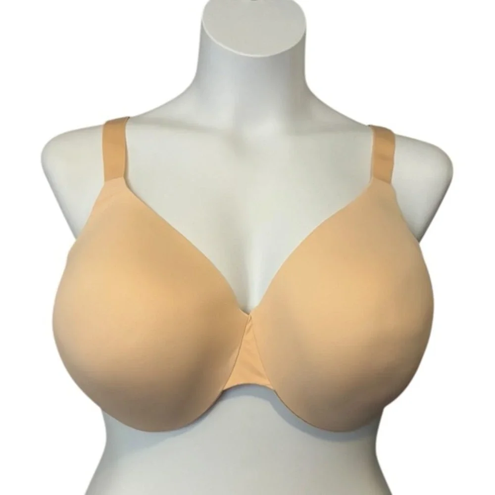 SKIMS Smoothing Intimates Full Coverage Lightly Lined Bra Sand 42DDDD NWT
